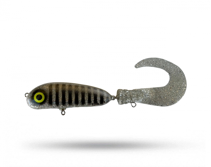 Brunnberg Lures BB Tail Shallow - Pure Silver Stripe i gruppen Fiskedrag / Tailbeten hos Örebro Fiske & Outdoor AB (BB Shallow Pure Silver)